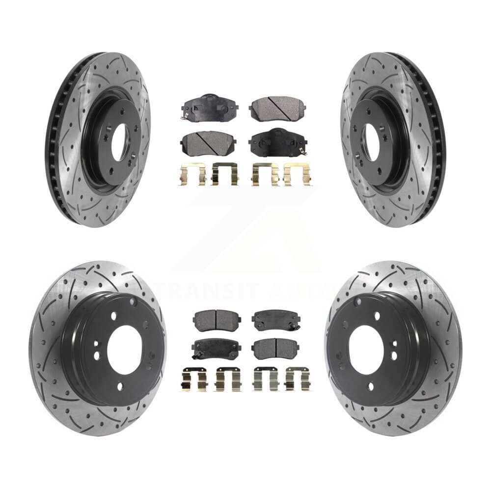 Transit Auto - KDT-100870 - Front and Rear Disc Brake Kits