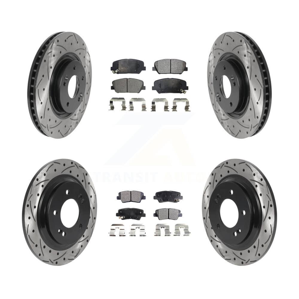 Transit Auto - KDT-100874 - Front and Rear Disc Brake Kits