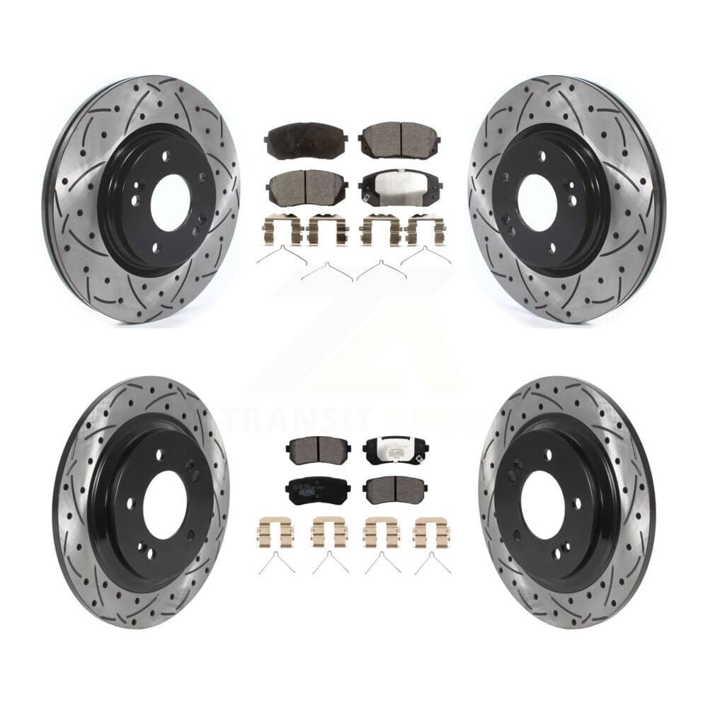 Transit Auto - KDT-100898 - Front and Rear Disc Brake Kits