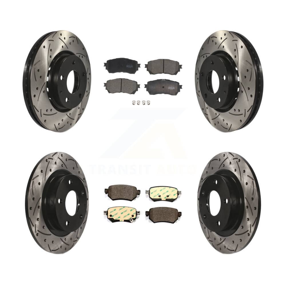 Transit Auto - KDT-101002 - Front and Rear Disc Brake Kits