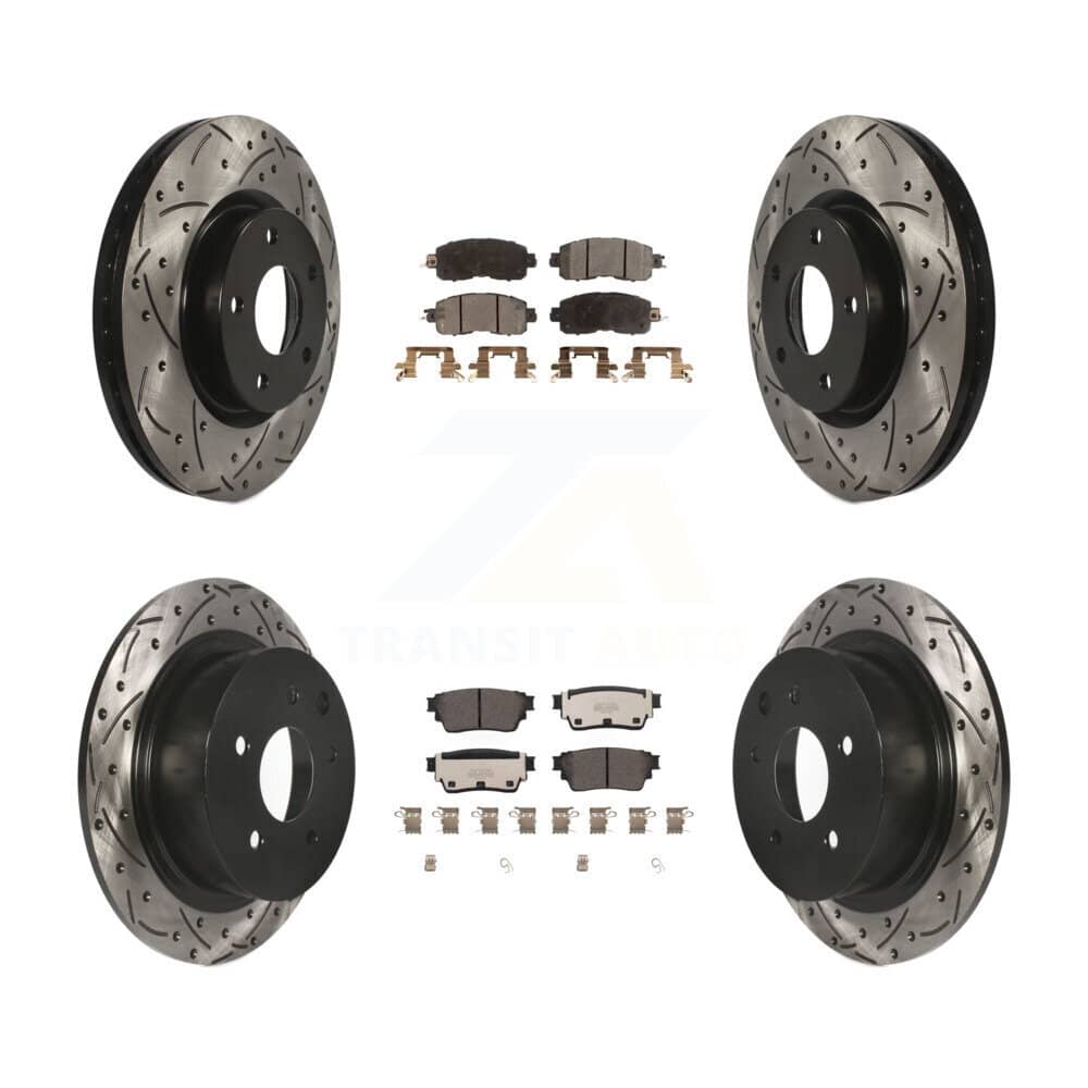 Transit Auto - KDT-101088 - Front and Rear Disc Brake Kits