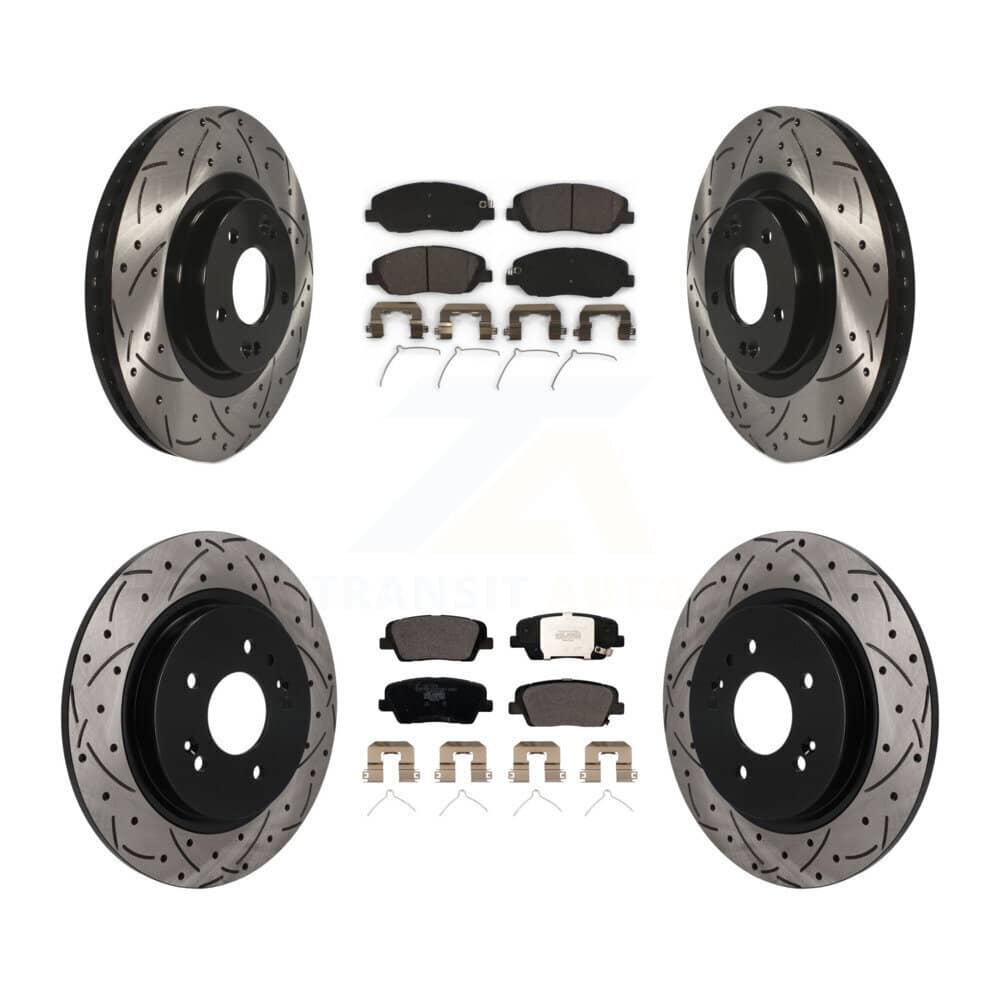 Transit Auto - KDT-102161 - Front and Rear Disc Brake Kits