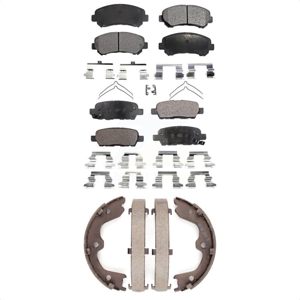 Transit Auto - KFN-100507 - Front and Rear Disc Brake Pad Kits