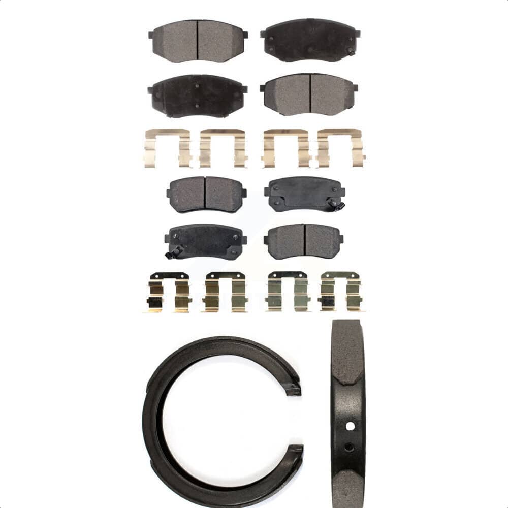 Transit Auto - KFN-100556 - Front and Rear Disc Brake Pad Kits