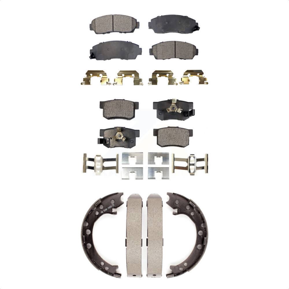 Transit Auto - KFN-100581 - Front and Rear Disc Brake Pad Kits