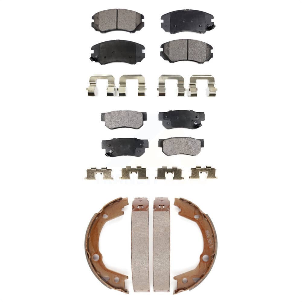 Transit Auto - KFN-100592 - Front and Rear Disc Brake Pad Kits