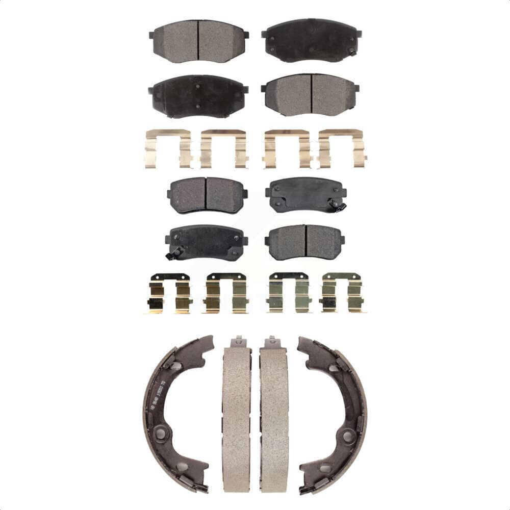 Transit Auto - KFN-100595 - Front and Rear Disc Brake Pad Kits