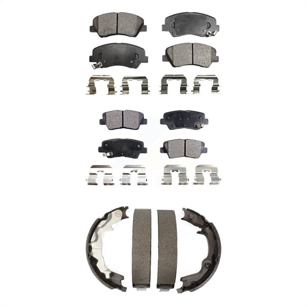 Transit Auto - KFN-100698 - Front and Rear Disc Brake Pad Kits