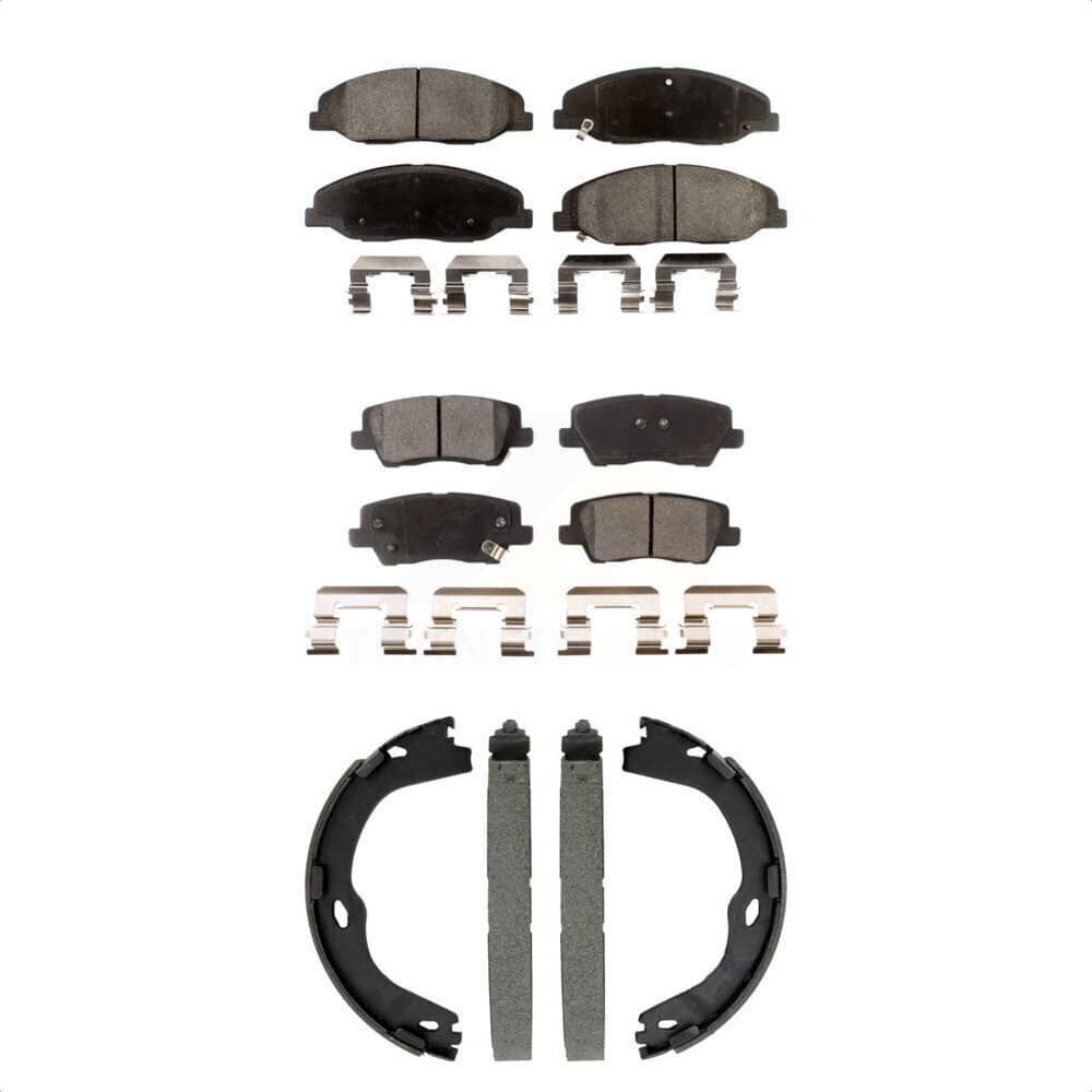 Transit Auto - KFN-100883 - Front and Rear Disc Brake Pad Kits