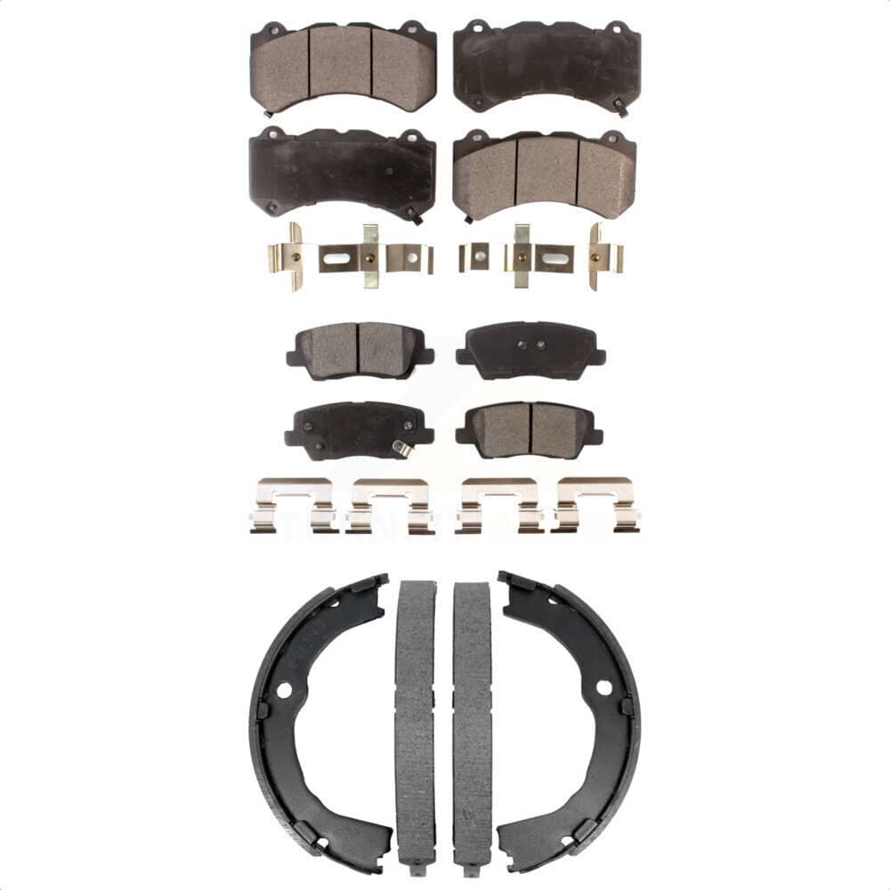 Transit Auto - KFN-100885 - Front and Rear Disc Brake Pad Kits