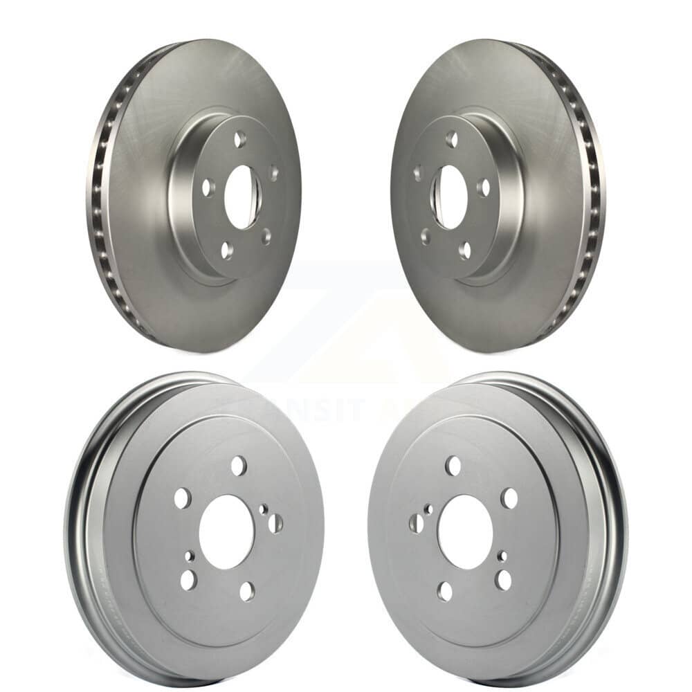 Genius - KG-101430 - Front and Rear Disc Brake Rotor and Hub Assembly Kits