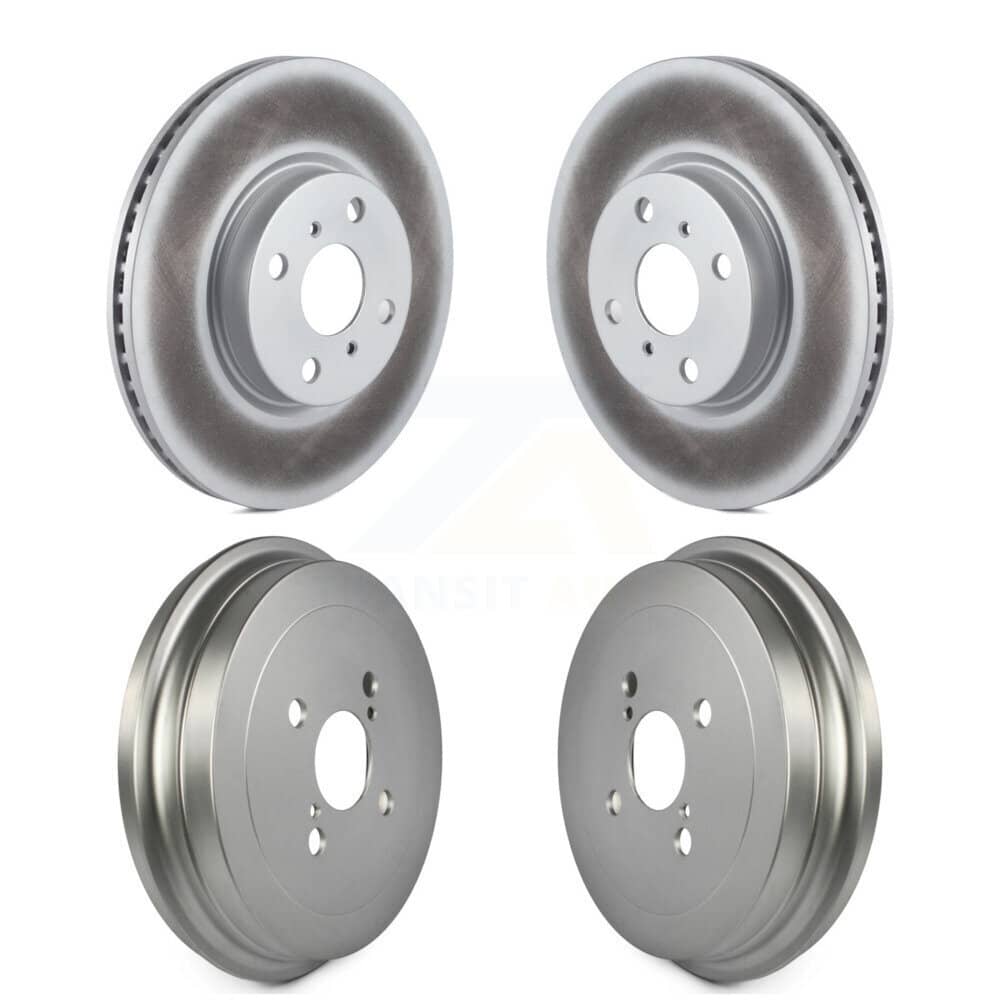 Genius - KG-101438 - Front and Rear Disc Brake Rotor and Hub Assembly Kits