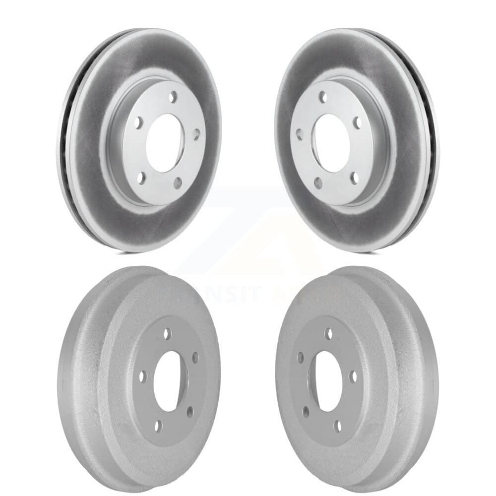 Genius - KG-101439 - Front and Rear Disc Brake Rotor and Hub Assembly Kits