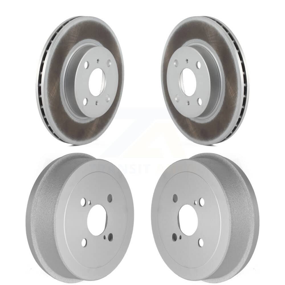 Genius - KG-101453 - Front and Rear Disc Brake Rotor and Hub Assembly Kits