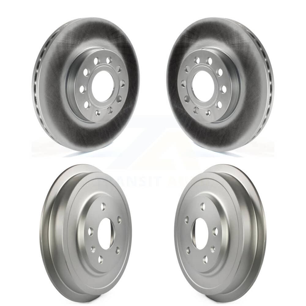 Genius - KG-101459 - Front and Rear Disc Brake Rotor and Hub Assembly Kits