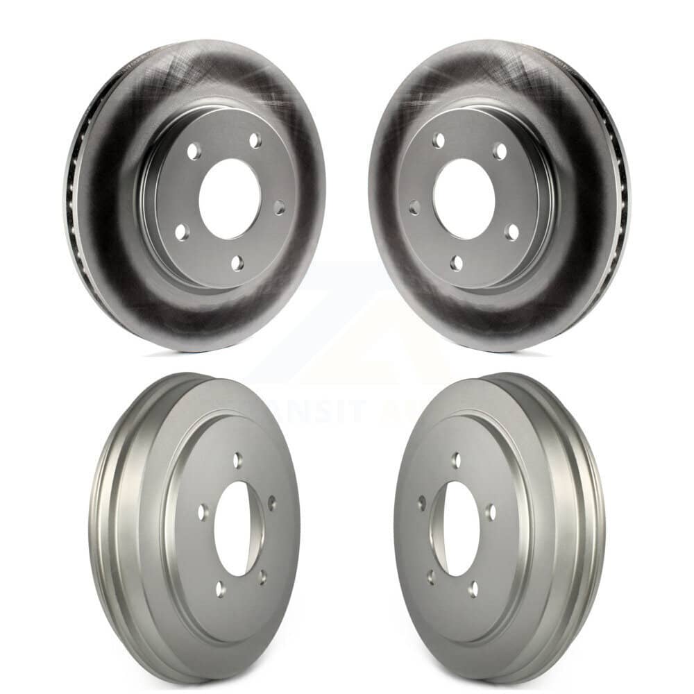 Genius - KG-101468 - Front and Rear Disc Brake Rotor and Hub Assembly Kits