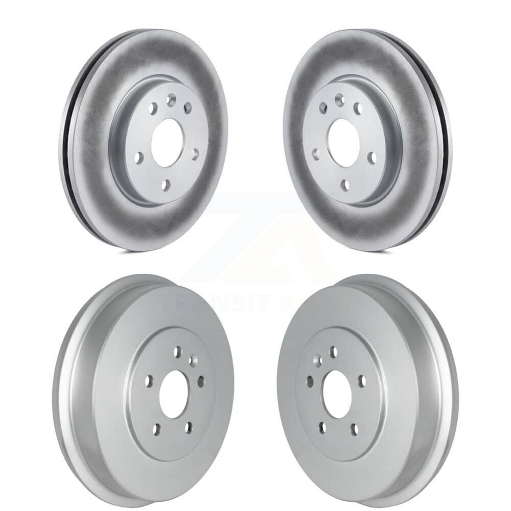 Genius - KG-101494 - Front and Rear Disc Brake Rotor and Hub Assembly Kits