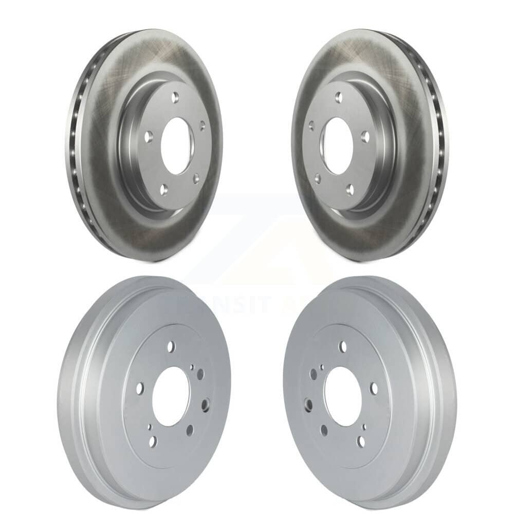 Genius - KG-101496 - Front and Rear Disc Brake Rotor and Hub Assembly Kits