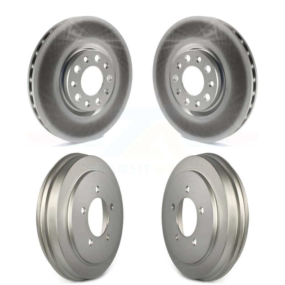 Genius - KG-101523 - Front and Rear Disc Brake Rotor and Hub Assembly Kits