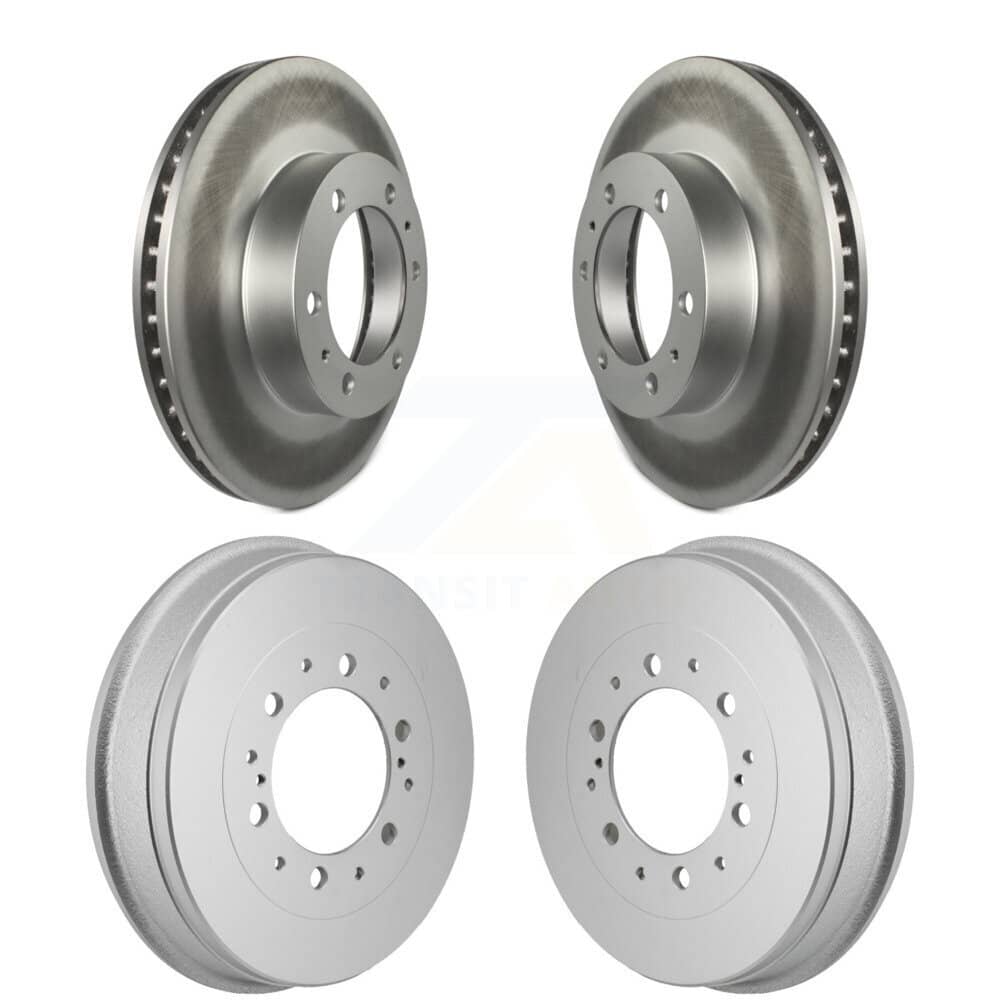 Genius - KG-102036 - Front and Rear Disc Brake Rotor and Hub Assembly Kits