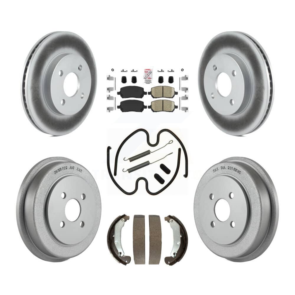 Transit Auto - KGA-104188 - Front and Rear Disc Brake Kits