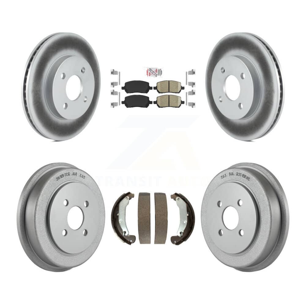 Transit Auto - KGA-104334 - Front and Rear Disc Brake Kits