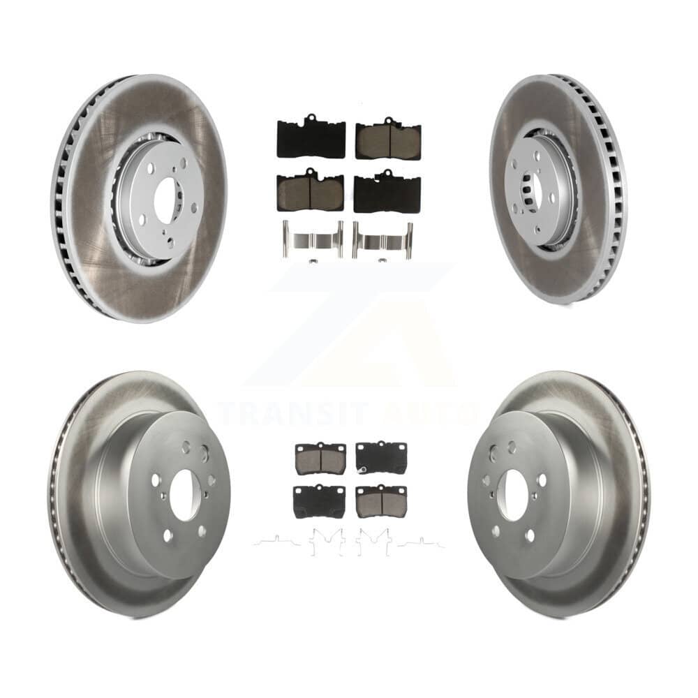 Transit Auto - KGC-100011 - Front and Rear Disc Brake Kits