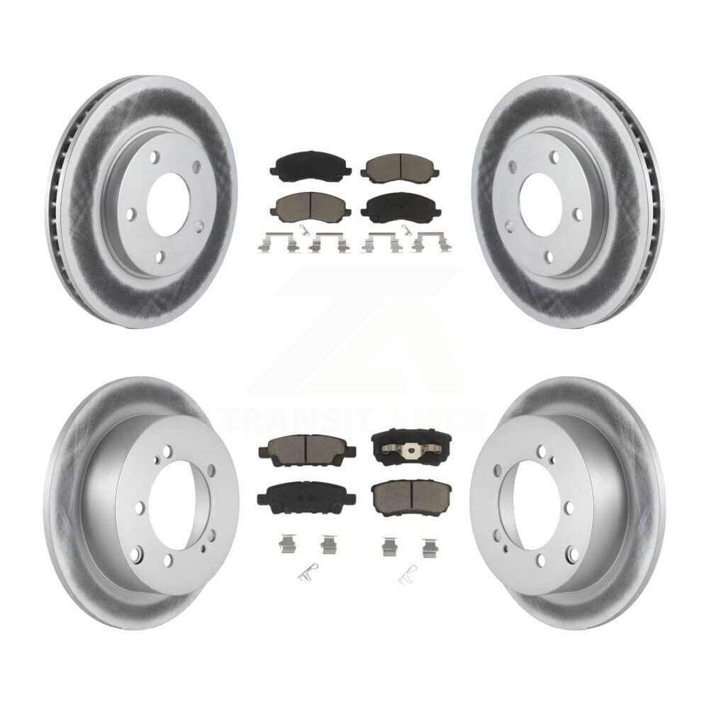 Transit Auto - KGC-100692 - Front and Rear Disc Brake Kits