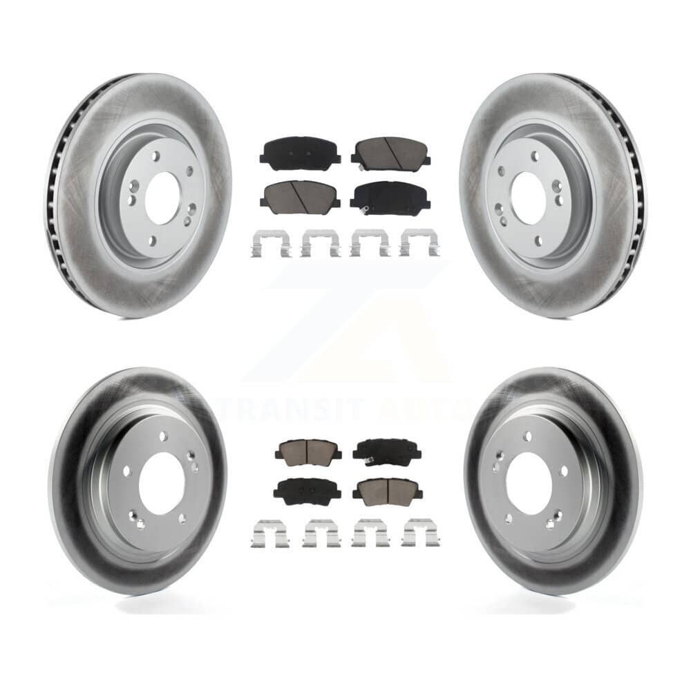 Transit Auto - KGC-100785 - Front and Rear Disc Brake Kits