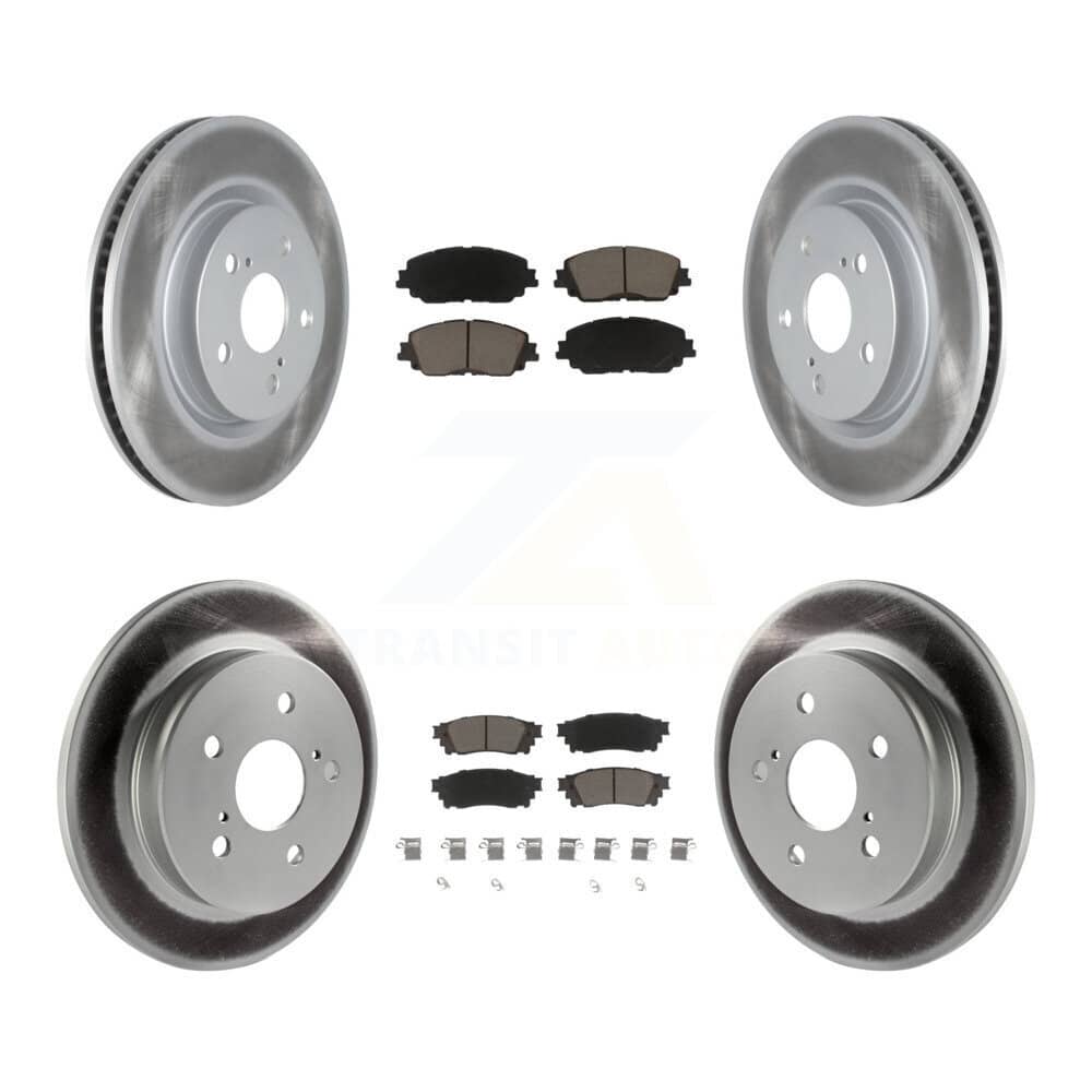 Transit Auto - KGC-101027 - Front and Rear Disc Brake Kits