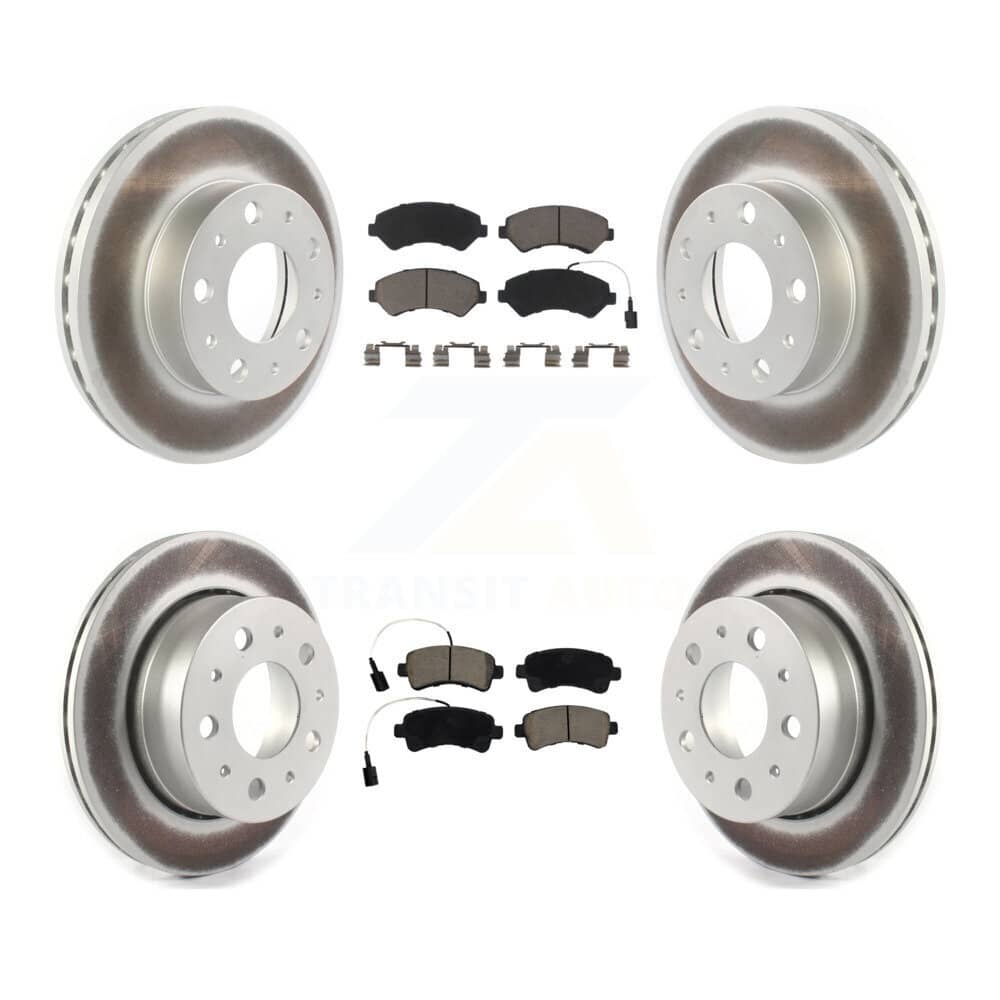 Transit Auto - KGC-101039 - Front and Rear Disc Brake Kits