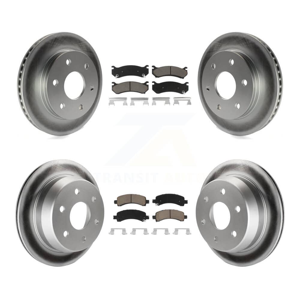 Transit Auto - KGC-101076 - Front and Rear Disc Brake Kits