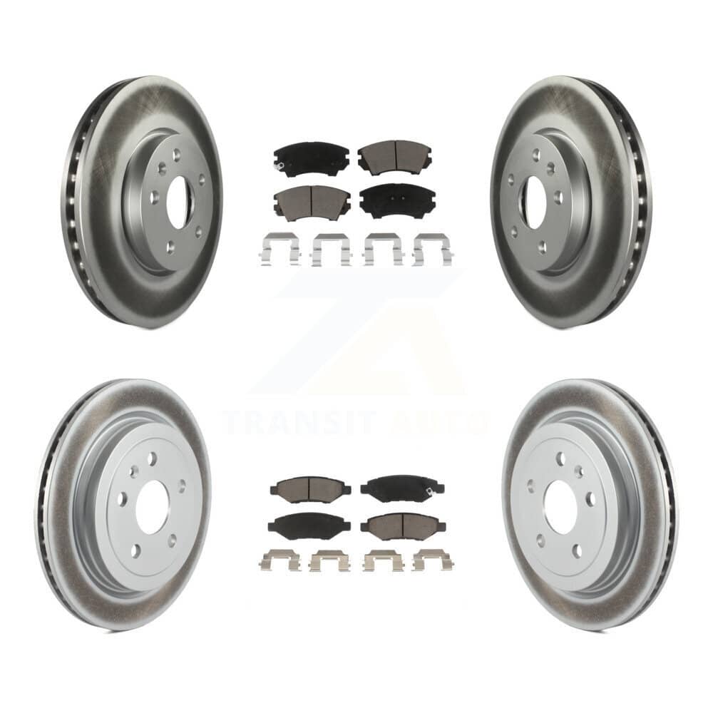 Transit Auto - KGC-101077 - Front and Rear Disc Brake Kits