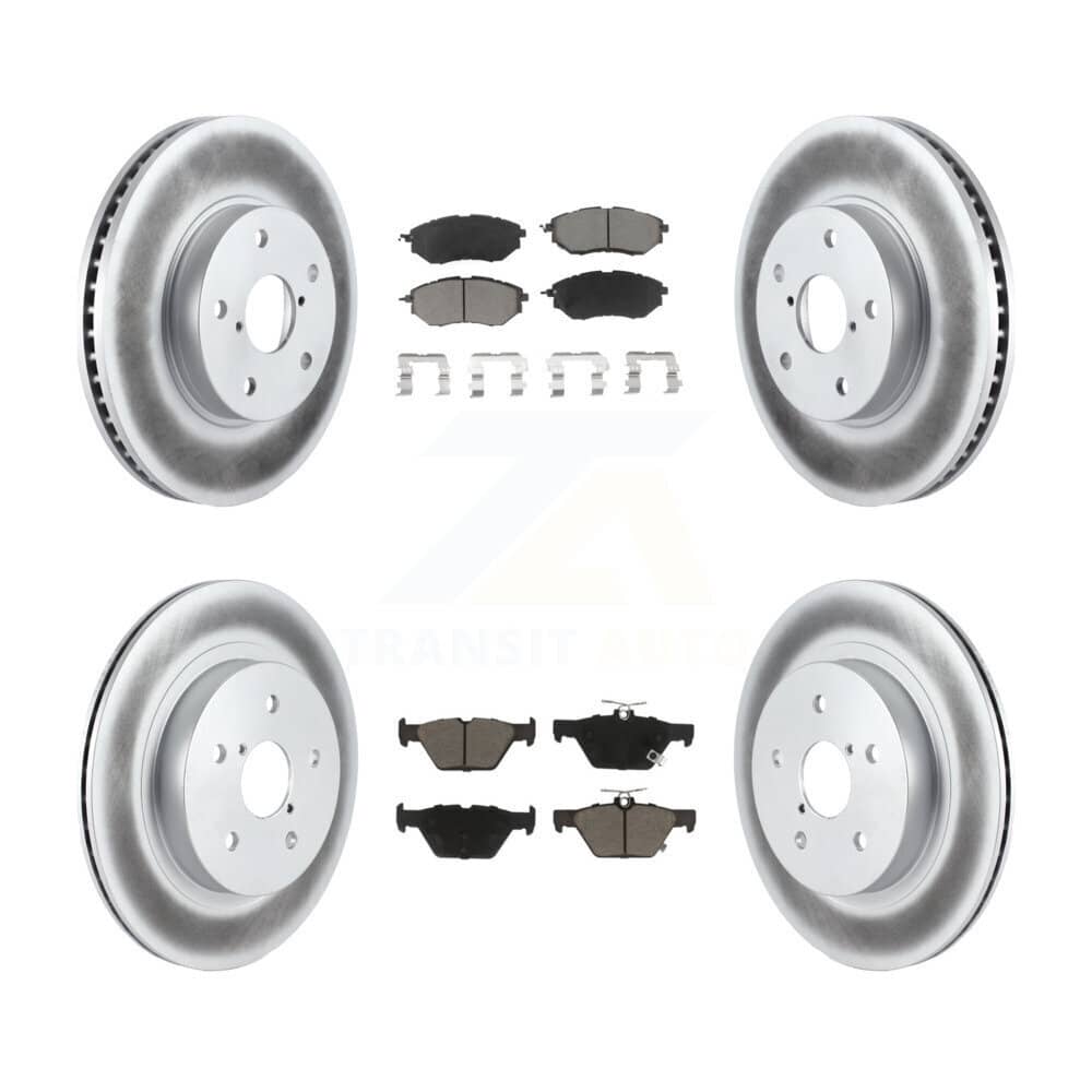 Transit Auto - KGC-101086 - Front and Rear Disc Brake Kits