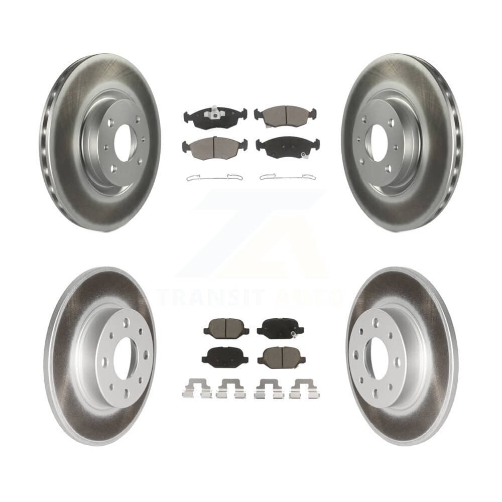 Transit Auto - KGC-101136 - Front and Rear Disc Brake Kits