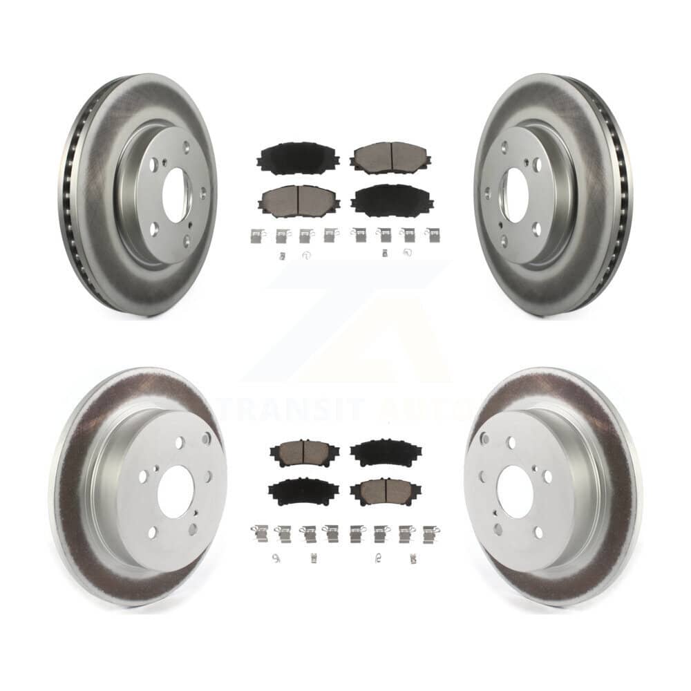 Transit Auto - KGC-101137 - Front and Rear Disc Brake Kits