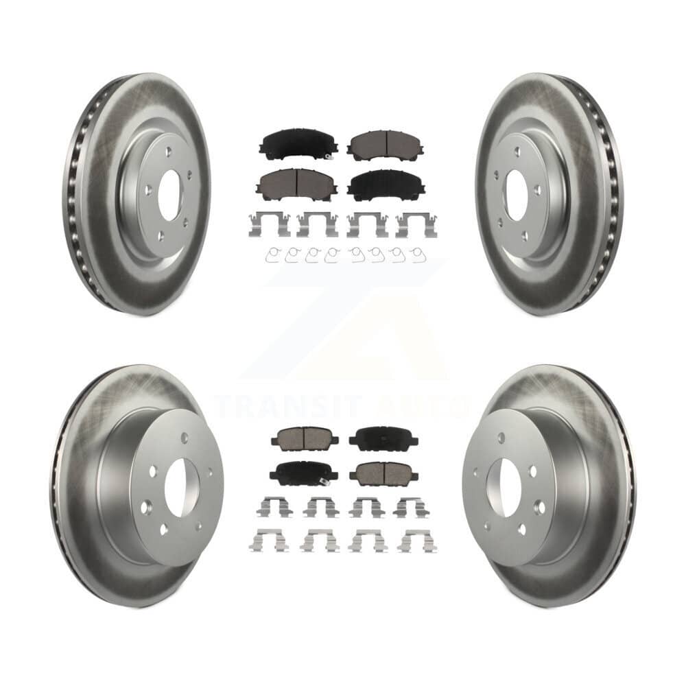 Transit Auto - KGC-101157 - Front and Rear Disc Brake Kits