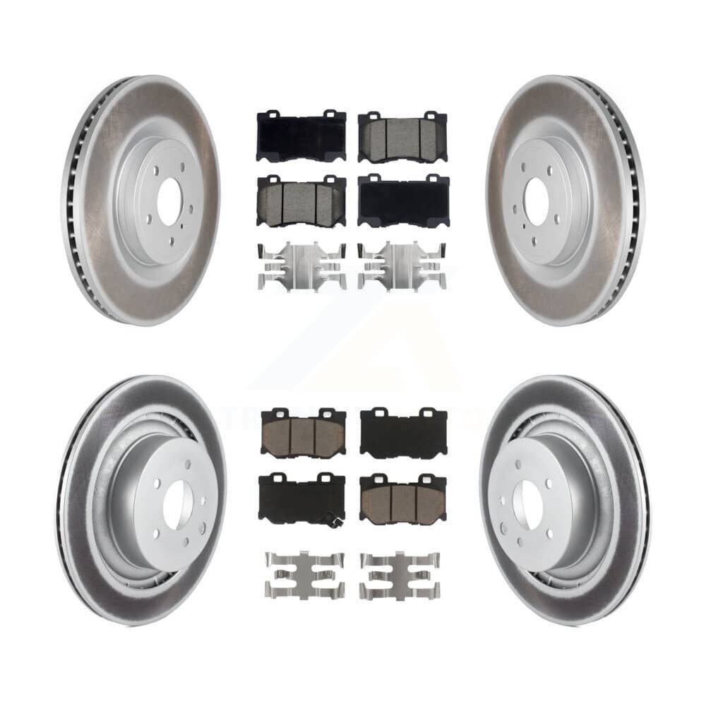 Transit Auto - KGC-101163 - Front and Rear Disc Brake Kits