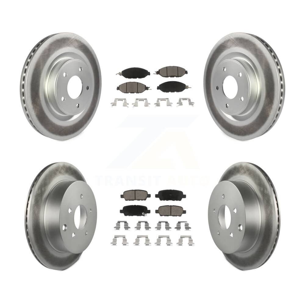 Transit Auto - KGC-101165 - Front and Rear Disc Brake Kits