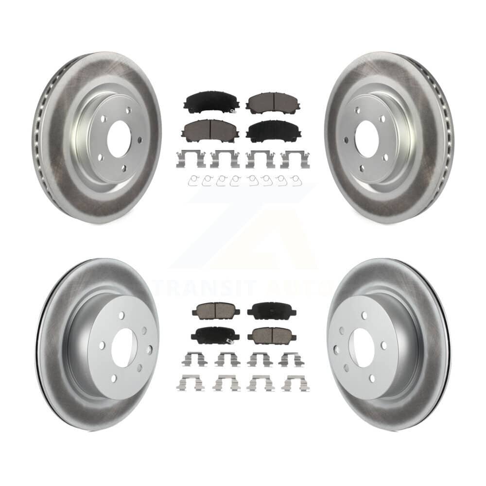 Transit Auto - KGC-101167 - Front and Rear Disc Brake Kits