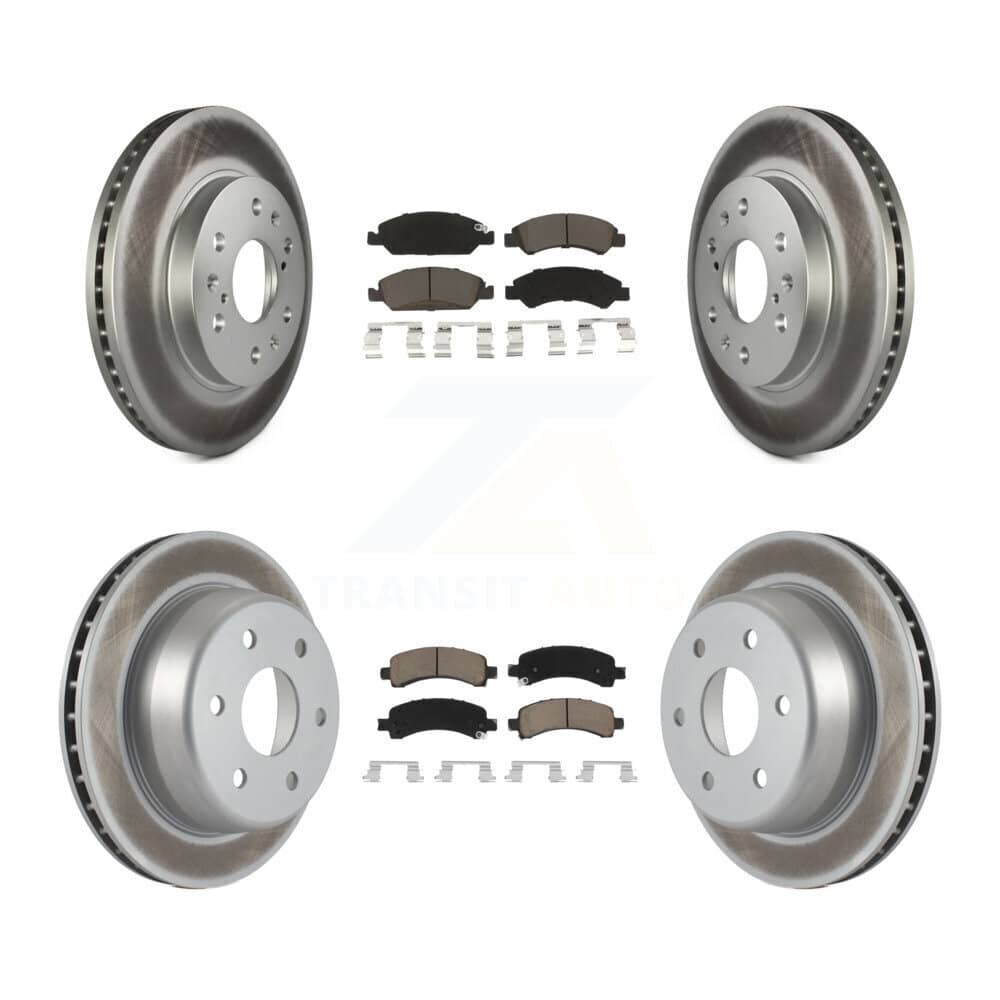 Transit Auto - KGC-101380 - Front and Rear Disc Brake Kits