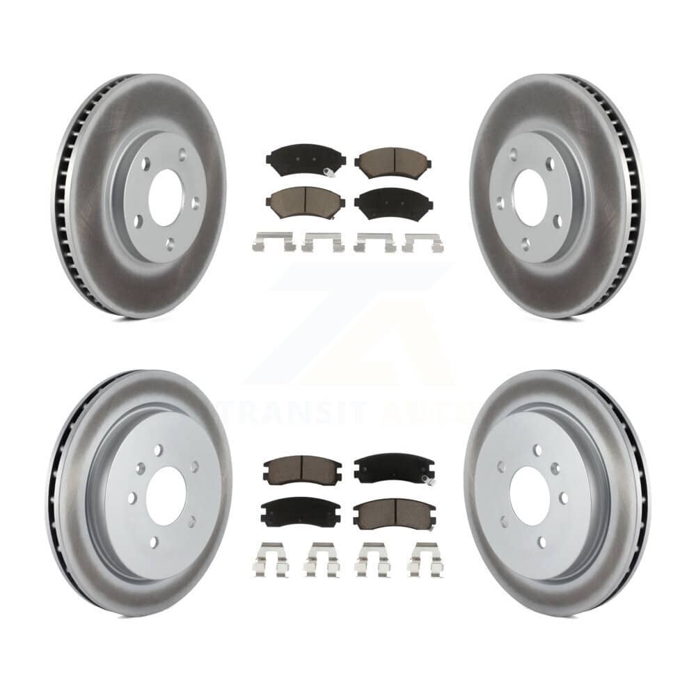 Transit Auto - KGC-103601 - Front and Rear Disc Brake Kits