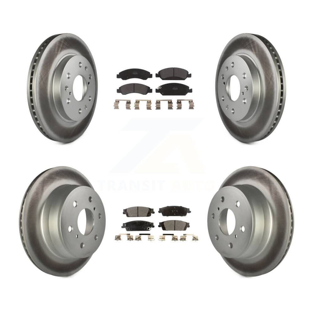 Transit Auto - KGF-100592 - Front and Rear Disc Brake Kits