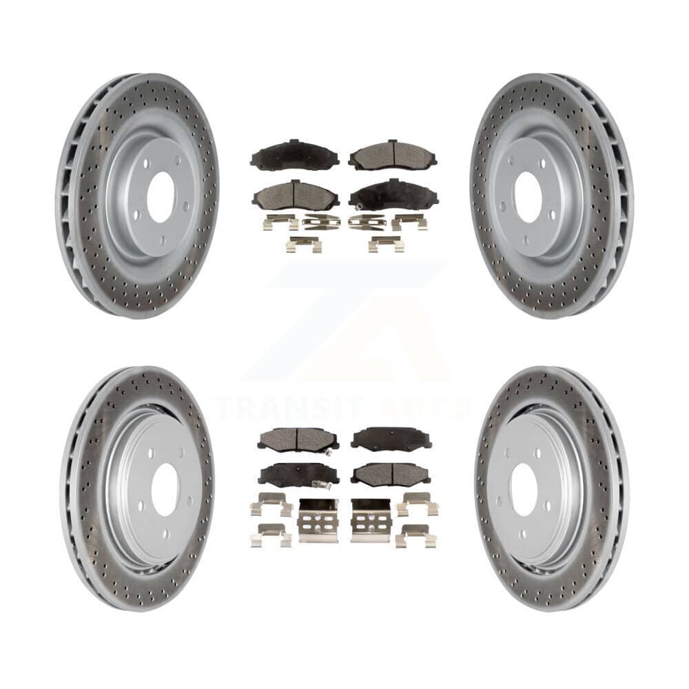 Transit Auto - KGF-100595 - Front and Rear Disc Brake Kits