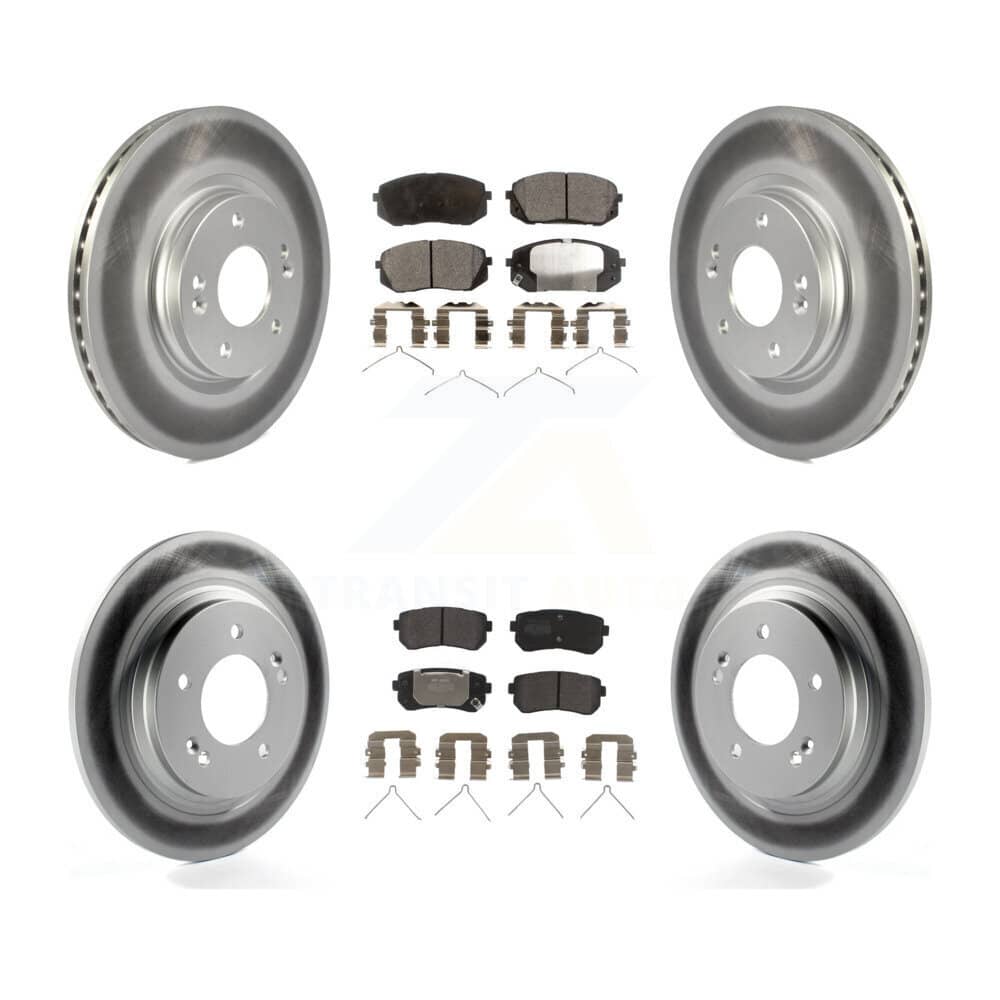 Transit Auto - KGF-101819 - Front and Rear Disc Brake Kits