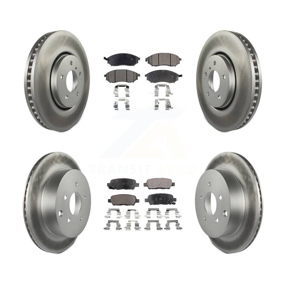 Transit Auto - KGT-101072 - Front and Rear Disc Brake Kits
