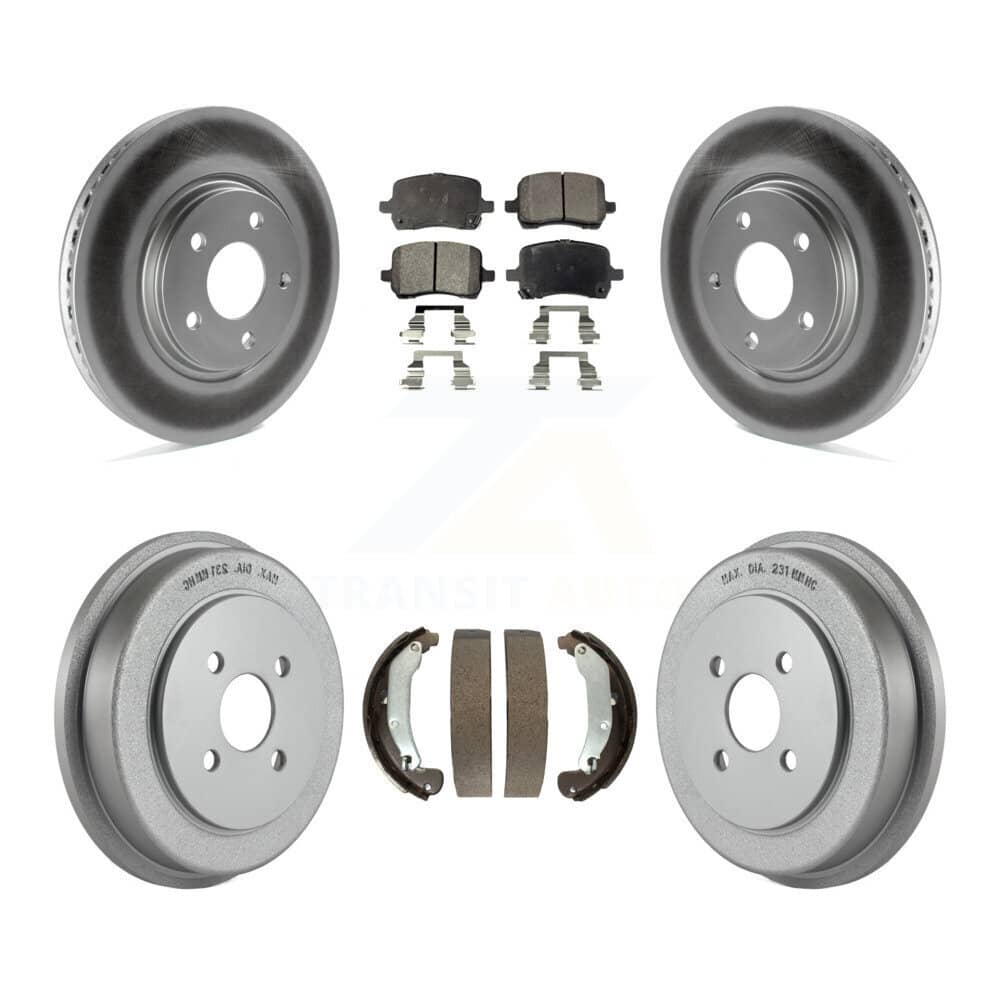 Transit Auto - KGT-102568 - Front and Rear Disc Brake Kits