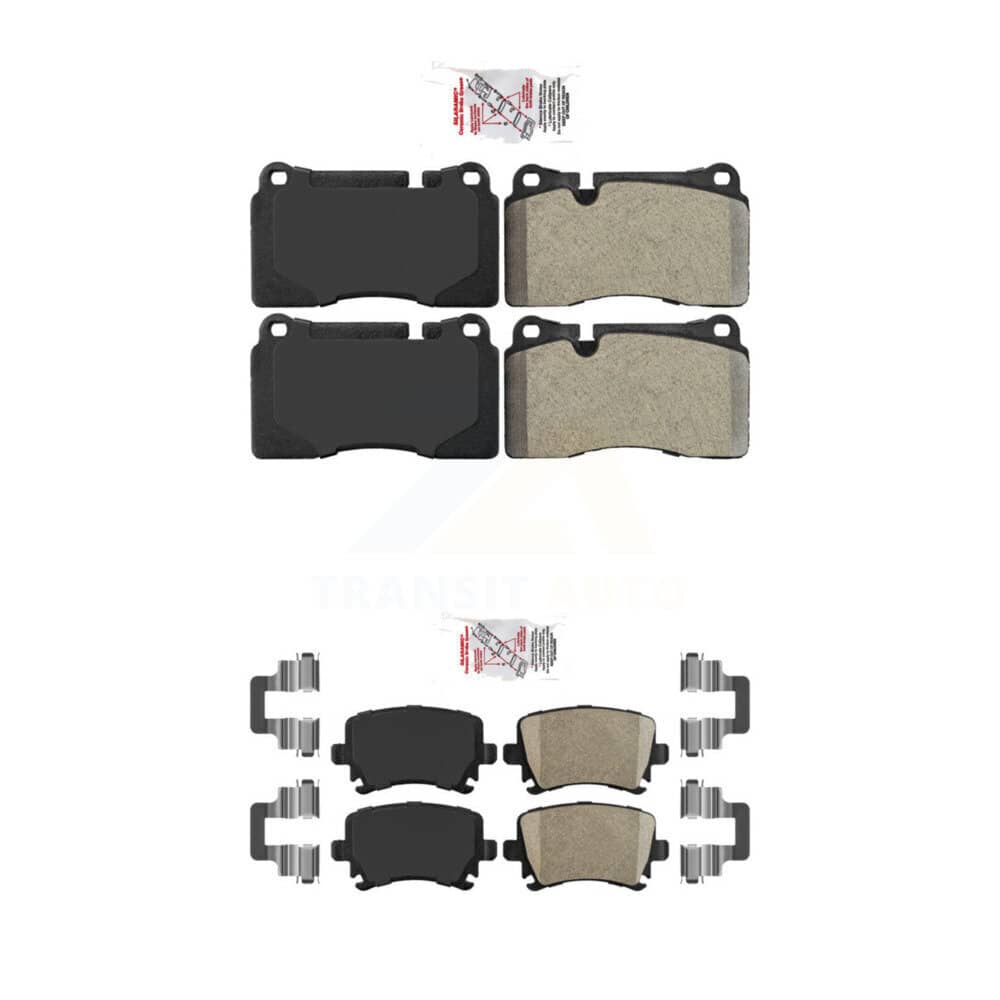 AmeriBRAKES - KNF-100002 - Front and Rear Disc Brake Pad Kits