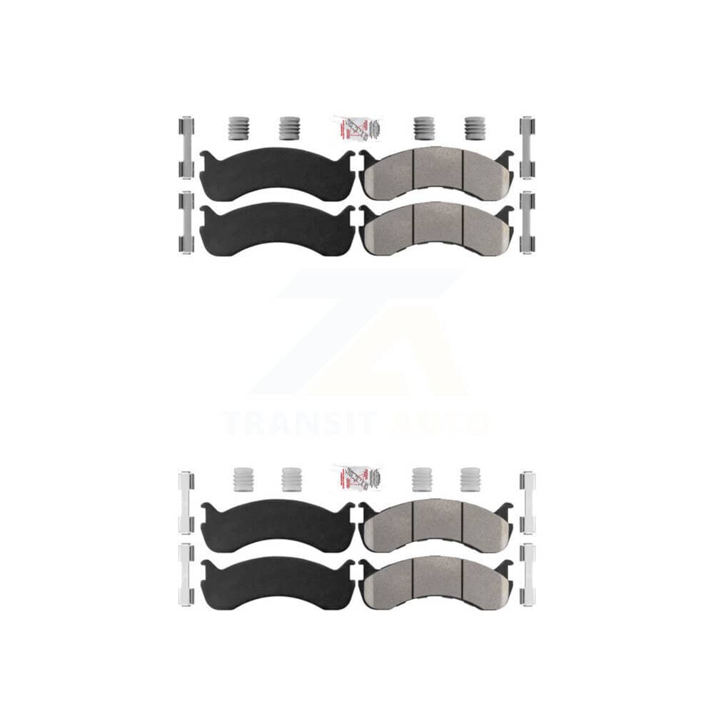 AmeriBRAKES - KNF-100129 - Front and Rear Disc Brake Pad Kits
