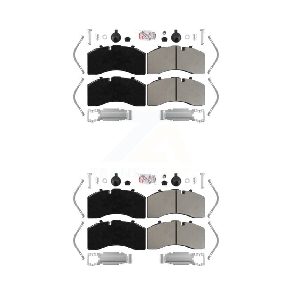 AmeriBRAKES - KNF-100136 - Front and Rear Disc Brake Pad Kits